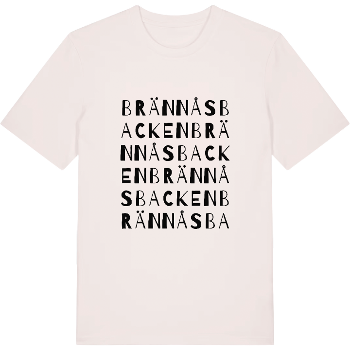 Brännåsbacken ordlek t-shirt – t-shirt från PinShirt