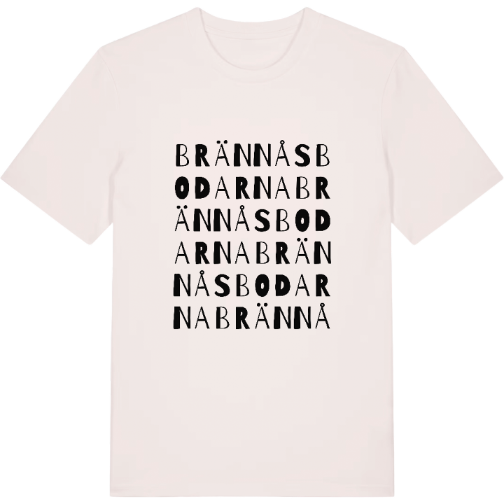 Brännåsbodarna ordlek t-shirt – t-shirt från PinShirt