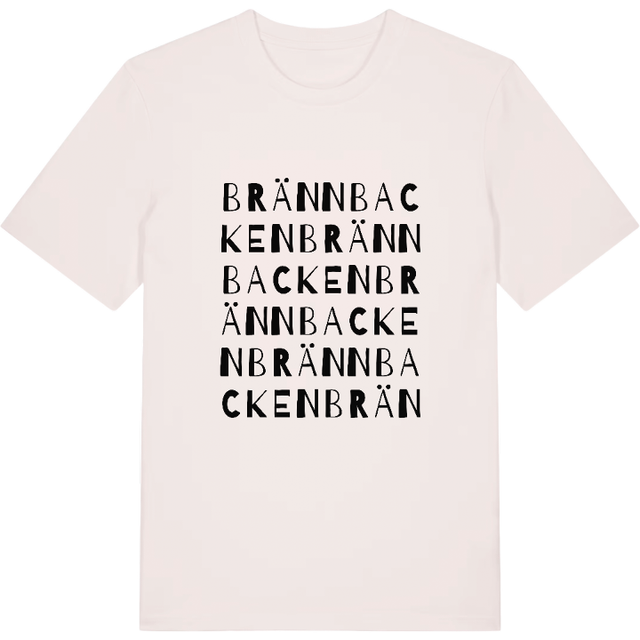 Brännbacken ordlek t-shirt – t-shirt från PinShirt