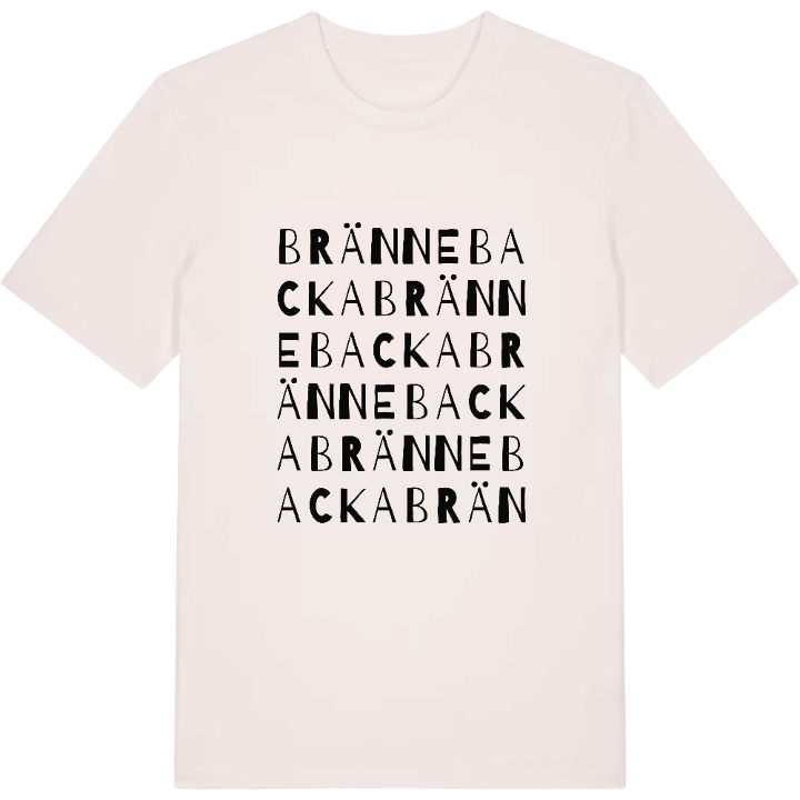 Brännebacka ordlek t-shirt – t-shirt från PinShirt