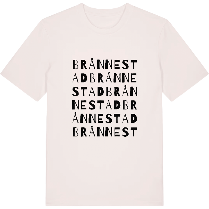 Brånnestad ordlek t-shirt – t-shirt från PinShirt