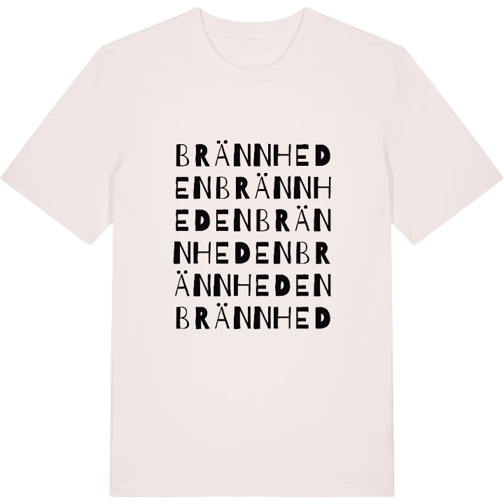 Brännheden ordlek t-shirt – t-shirt från PinShirt