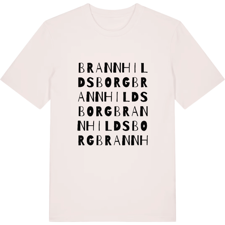 Brannhildsborg ordlek t-shirt – t-shirt från PinShirt