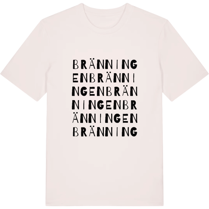 Bränningen ordlek t-shirt – t-shirt från PinShirt