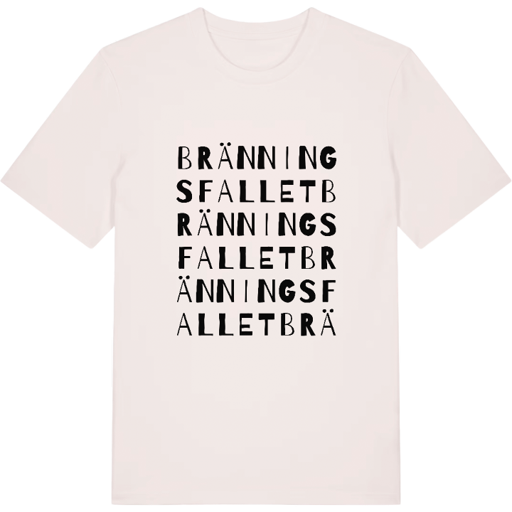 Bränningsfallet ordlek t-shirt – t-shirt från PinShirt