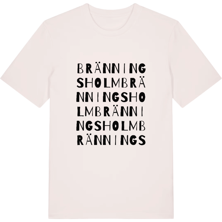 Bränningsholm ordlek t-shirt – t-shirt från PinShirt