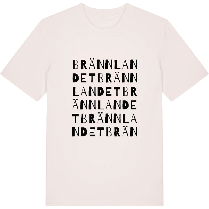 Brännlandet ordlek t-shirt – t-shirt från PinShirt