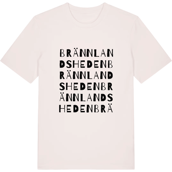 Brännlandsheden ordlek t-shirt – t-shirt från PinShirt