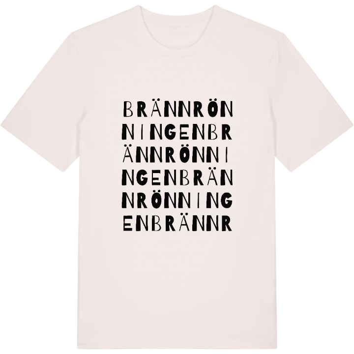 Brännrönningen ordlek t-shirt – t-shirt från PinShirt