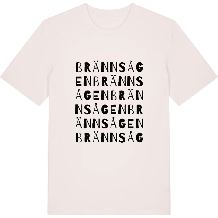 Brännsågen ordlek t-shirt – t-shirt från PinShirt