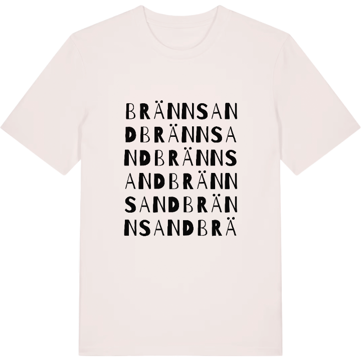 Brännsand ordlek t-shirt – t-shirt från PinShirt
