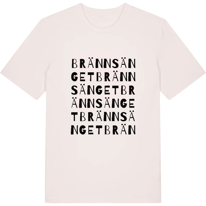 Brännsänget ordlek t-shirt – t-shirt från PinShirt