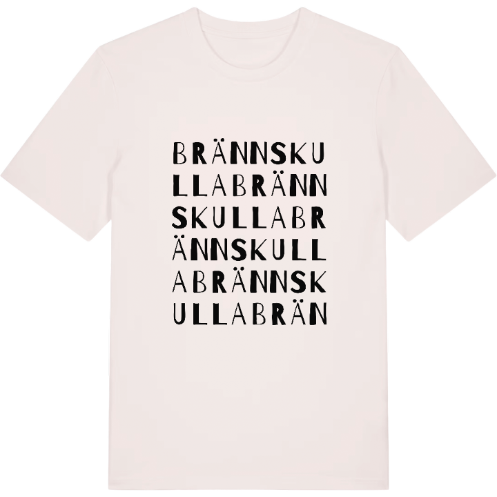Brännskulla ordlek t-shirt – t-shirt från PinShirt