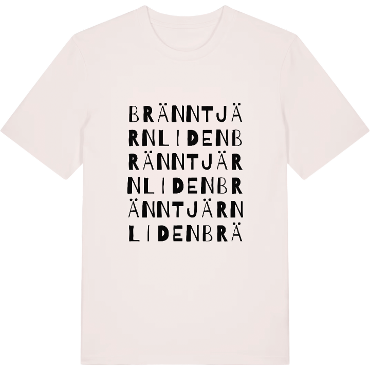 Bränntjärnliden ordlek t-shirt – t-shirt från PinShirt
