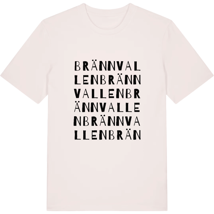 Brännvallen ordlek t-shirt – t-shirt från PinShirt