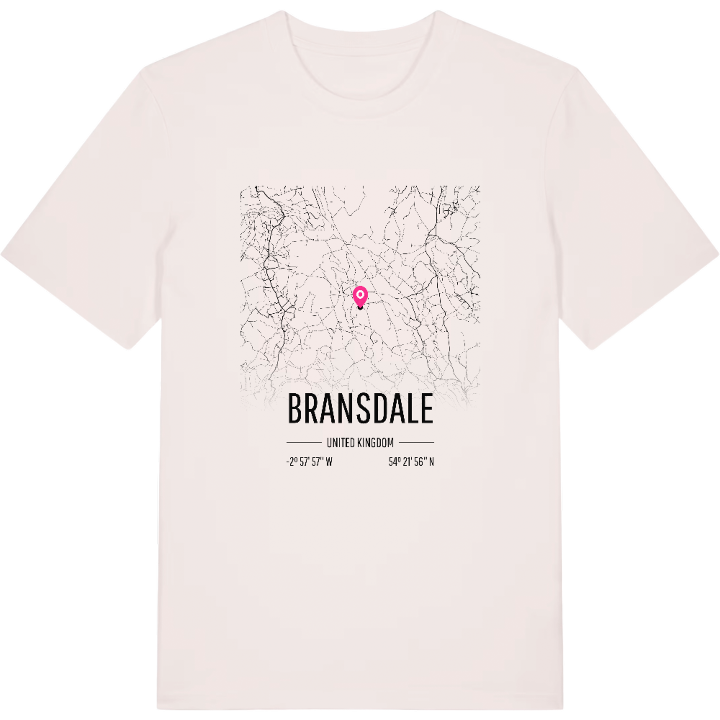 Bransdale karta t-shirt – t-shirt från PinShirt