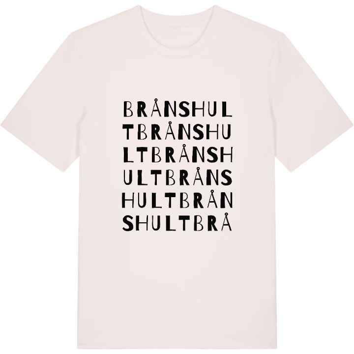 Brånshult ordlek t-shirt – t-shirt från PinShirt