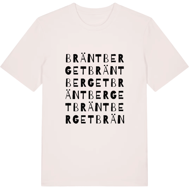 Bräntberget ordlek t-shirt – t-shirt från PinShirt