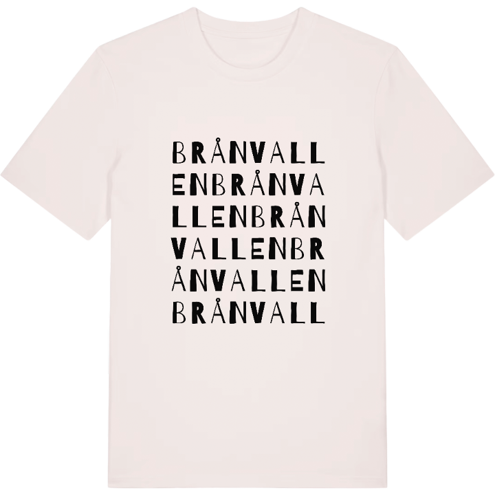 Brånvallen ordlek t-shirt – t-shirt från PinShirt