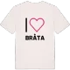 Jag älskar Bråta t-shirt stort tryck