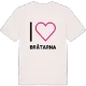 Jag älskar Bråtarna t-shirt stort tryck