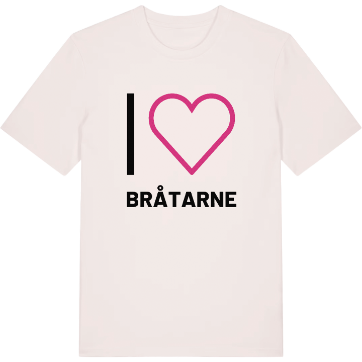 Jag älskar Bråtarne t-shirt stort tryck – t-shirt från PinShirt