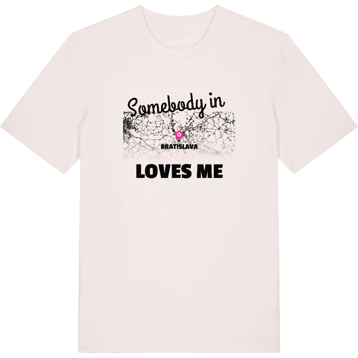 Någon i Bratislava älskar mig t-shirt – t-shirt från PinShirt