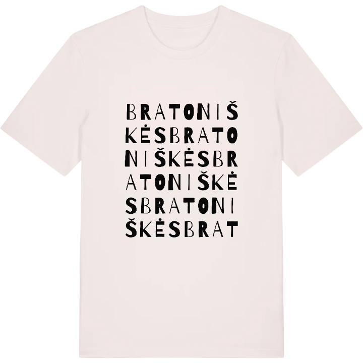 Bratoniškės ordlek t-shirt – t-shirt från PinShirt