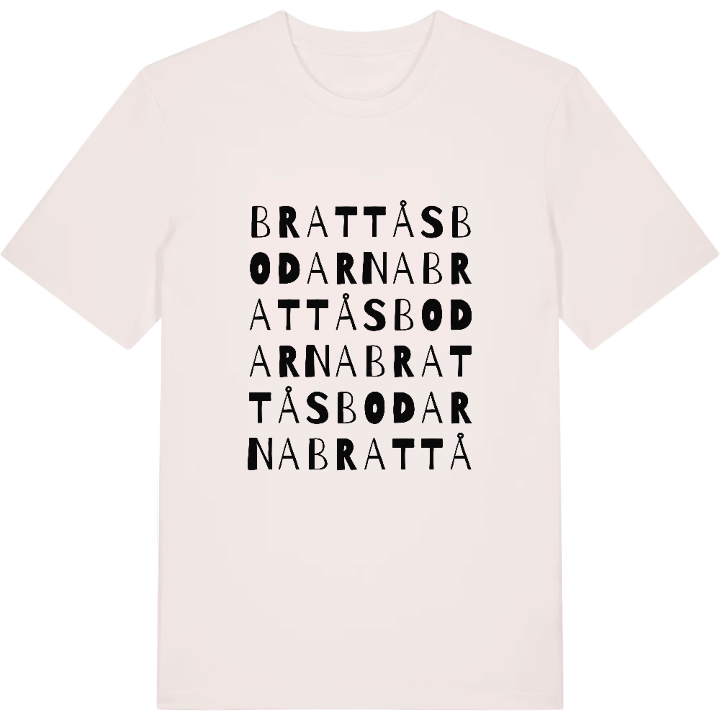Brattåsbodarna ordlek t-shirt – t-shirt från PinShirt