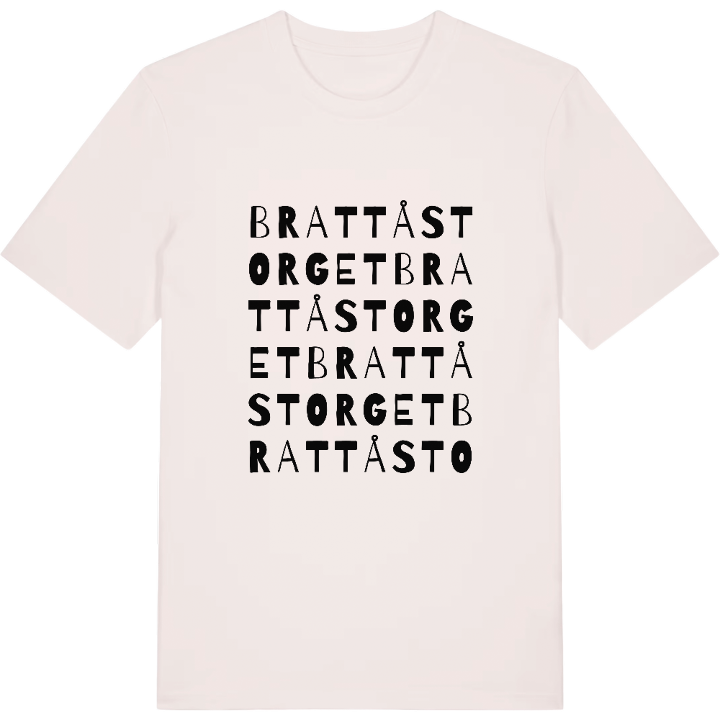 Brattåstorget ordlek t-shirt – t-shirt från PinShirt