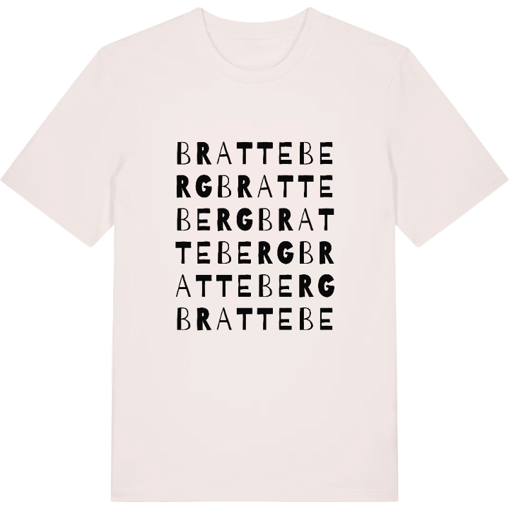 Bratteberg ordlek t-shirt – t-shirt från PinShirt