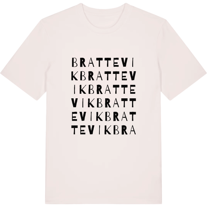 Brattevik ordlek t-shirt – t-shirt från PinShirt