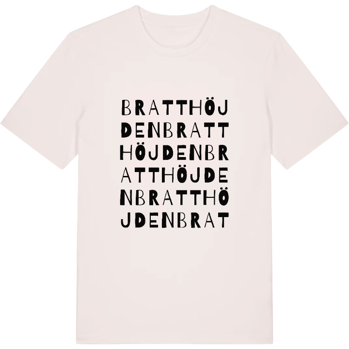 Bratthöjden ordlek t-shirt – t-shirt från PinShirt