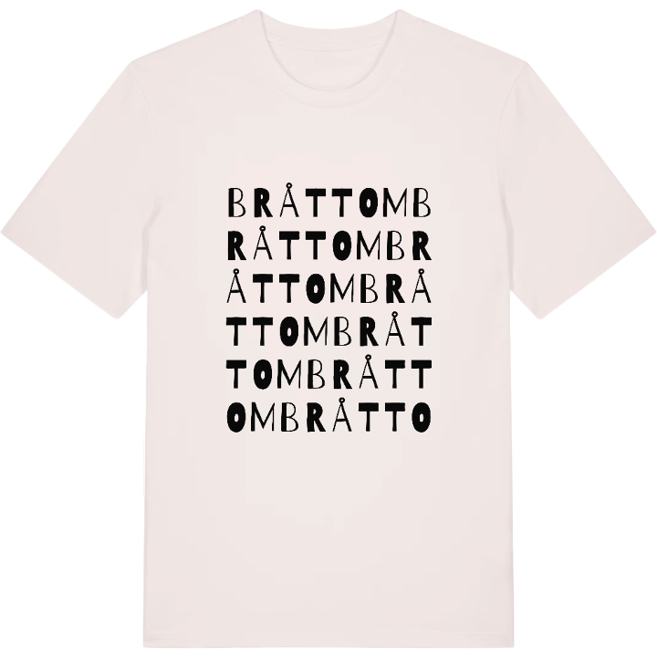 Bråttom ordlek t-shirt – t-shirt från PinShirt