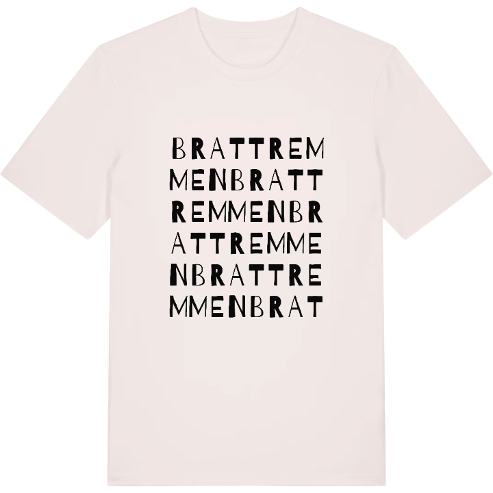 Brattremmen ordlek t-shirt – t-shirt från PinShirt