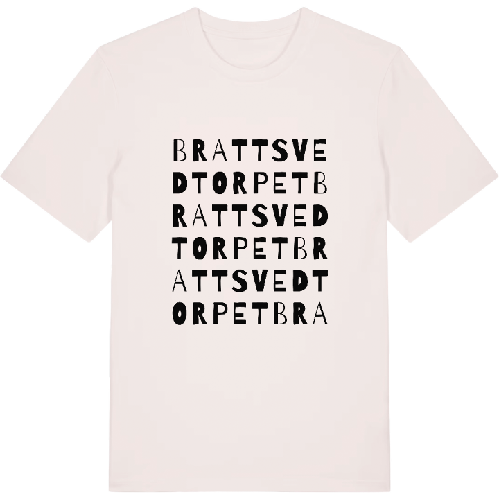 Brattsvedtorpet ordlek t-shirt – t-shirt från PinShirt