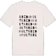 Bredahult ordlek t-shirt