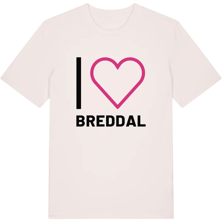 Jag älskar Breddal t-shirt stort tryck – t-shirt från PinShirt