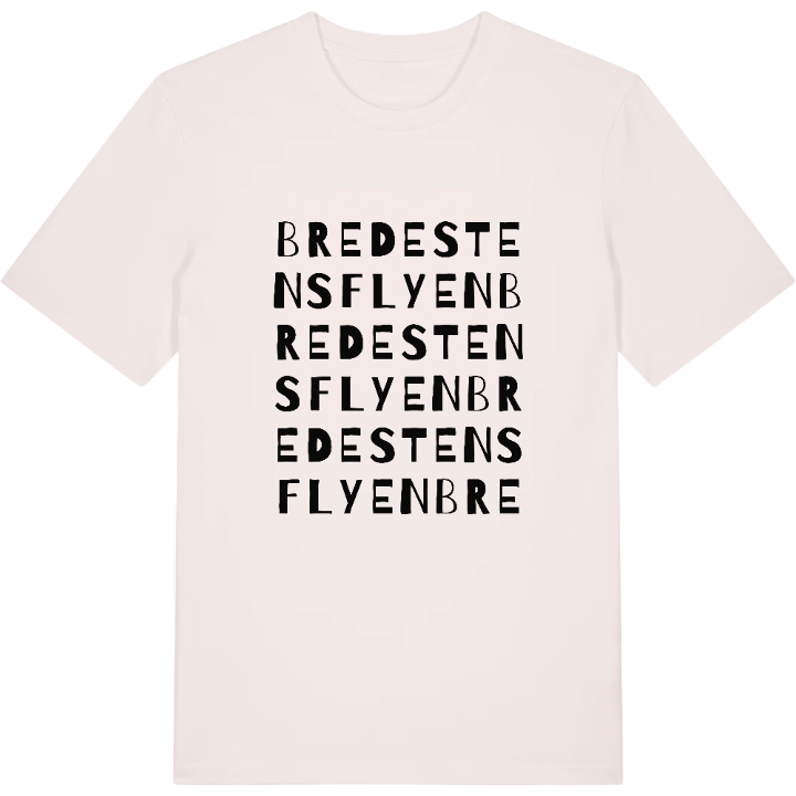 Bredestensflyen ordlek t-shirt – t-shirt från PinShirt