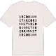 Bredrummet ordlek t-shirt