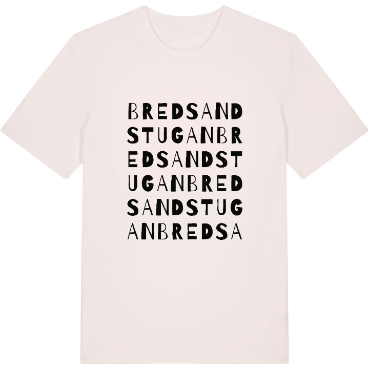 Bredsandstugan ordlek t-shirt – t-shirt från PinShirt