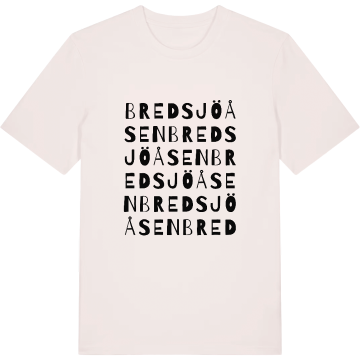 Bredsjöåsen ordlek t-shirt – t-shirt från PinShirt