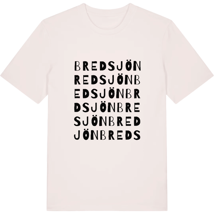 Bredsjön ordlek t-shirt – t-shirt från PinShirt
