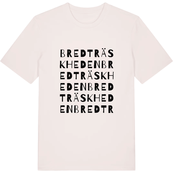 Bredträskheden ordlek t-shirt – t-shirt från PinShirt