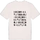 Bredvalltjärnkojan ordlek t-shirt