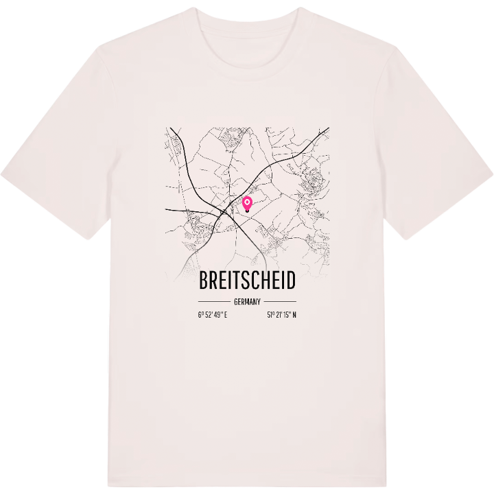 Breitscheid karta t-shirt – t-shirt från PinShirt