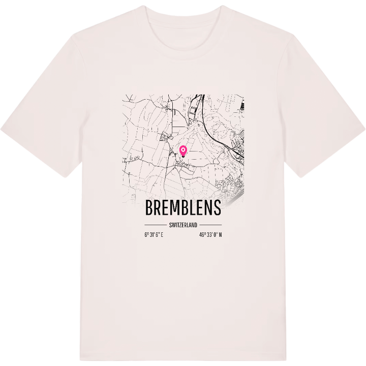 Bremblens karta t-shirt – t-shirt från PinShirt