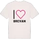 Jag älskar Brevan t-shirt stort tryck
