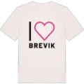 Jag älskar Brevik t-shirt stort tryck
