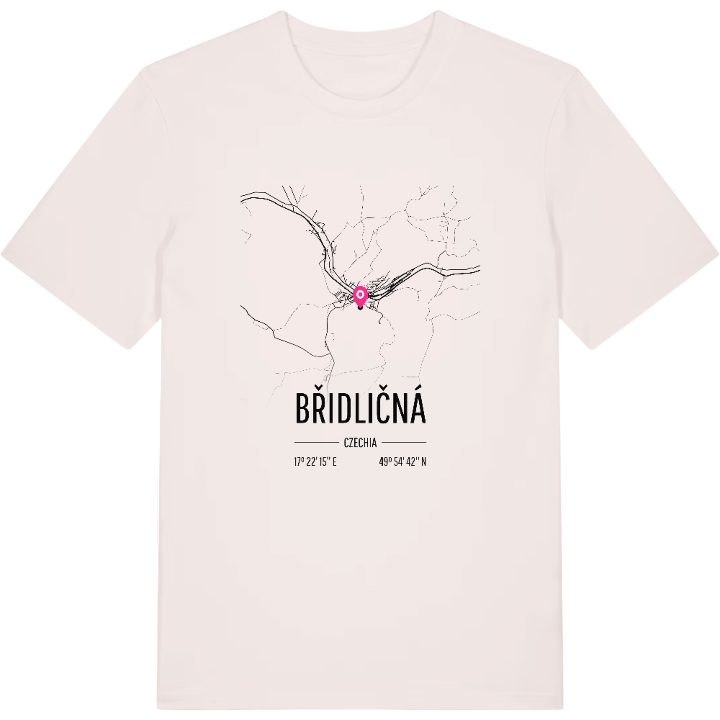 Břidličná karta t-shirt – t-shirt från PinShirt